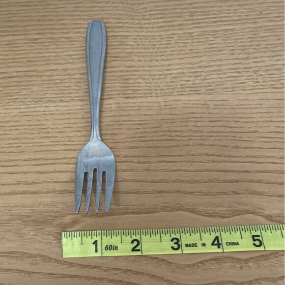 Vtg Oneida Satin Bristol Everdale Salad Dessert Fork Dinner Knife Flatware Set - Picture 8 of 8